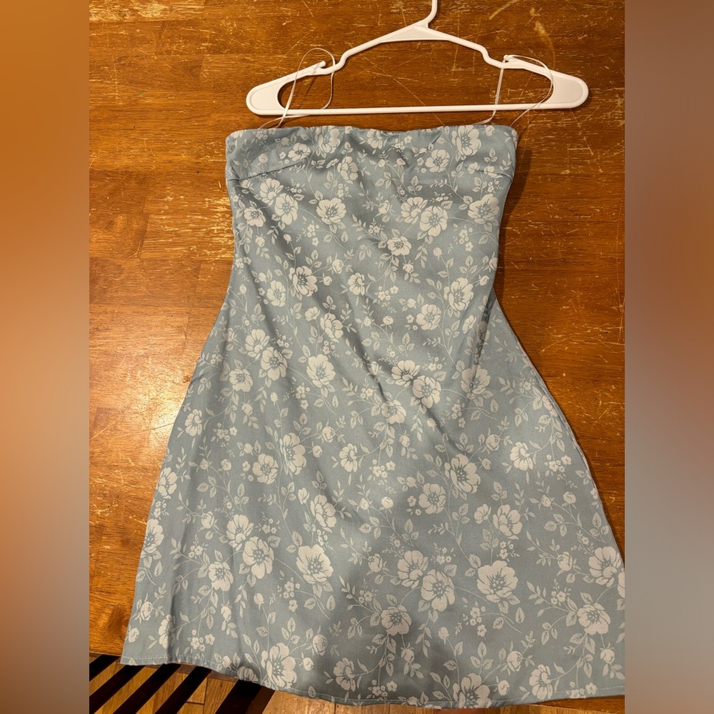 Princess Polly Ramie Strapless Mini Dress